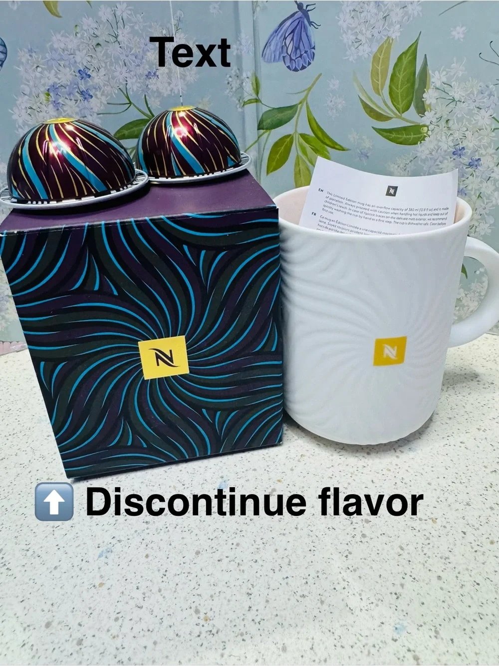 Nespresso 2025 Festival coffee ☕️ mug + 2 Free 🆓 pods